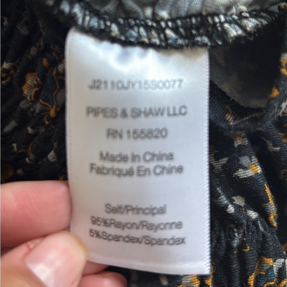 NWOT Veronica Beard Gretna Paisley Print Mini Dress Ruched Floral Brown Size M - Picture 7 of 7